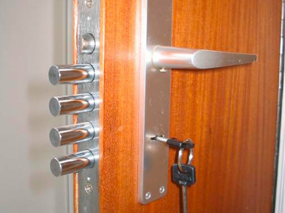 Sethial porte securite 1 ouverture porte de sécurité de maison en bois