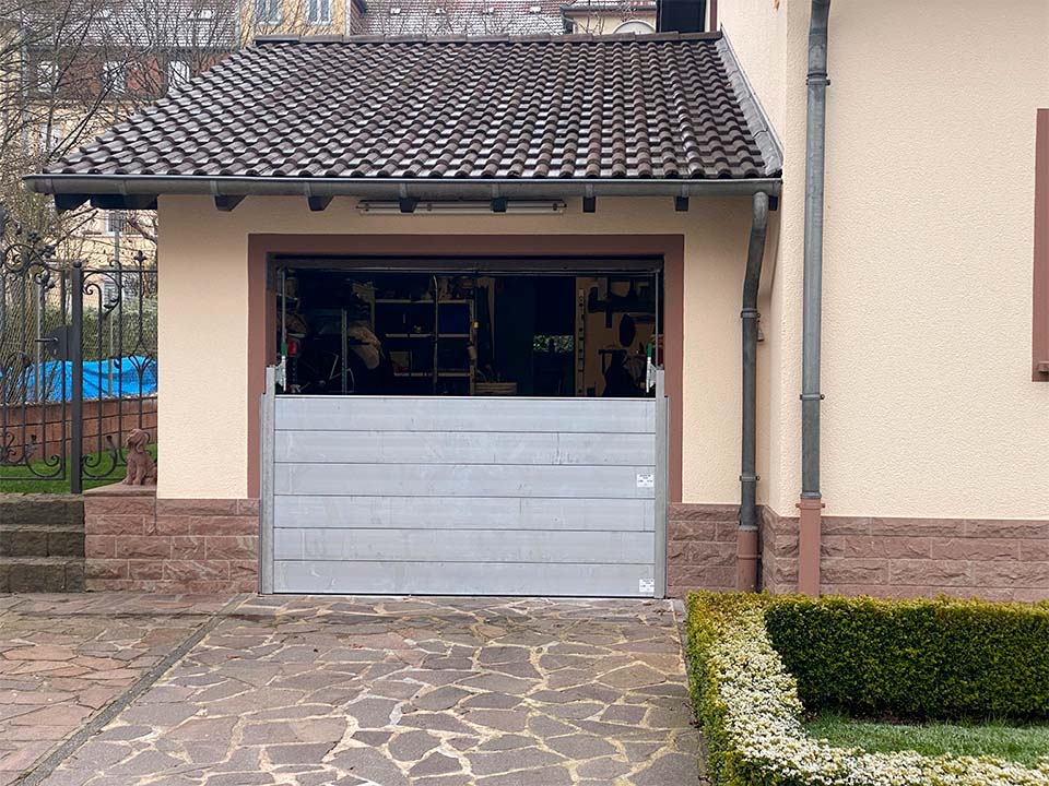 Sethial protection inondations 4 protection contre les inondations en métal pour porte de garage